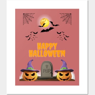 happy halloween Posters and Art